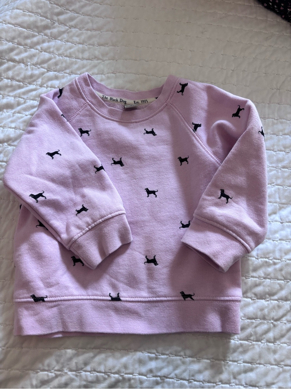 The Black Dog Pink Sweatshirt, 18 Mo
